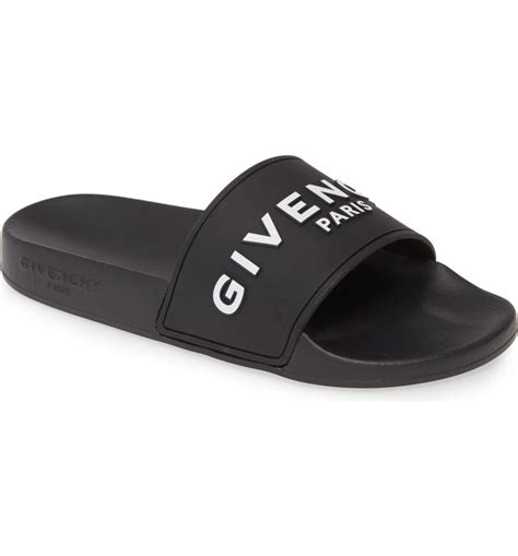 givenchy logo slides womens